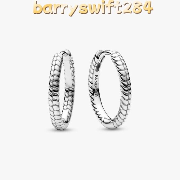 Pandora Jewelry - Pandora Pandora Moments Small Charm Hoop Earrings